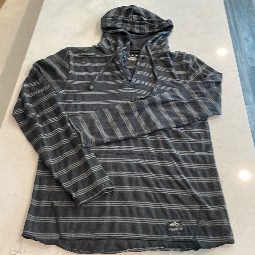 Vintage Vans Men’s Pullover Hooded Shirt Henley